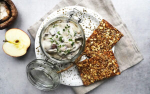 Abbas vegetariska recept på portabellosill med tryffel