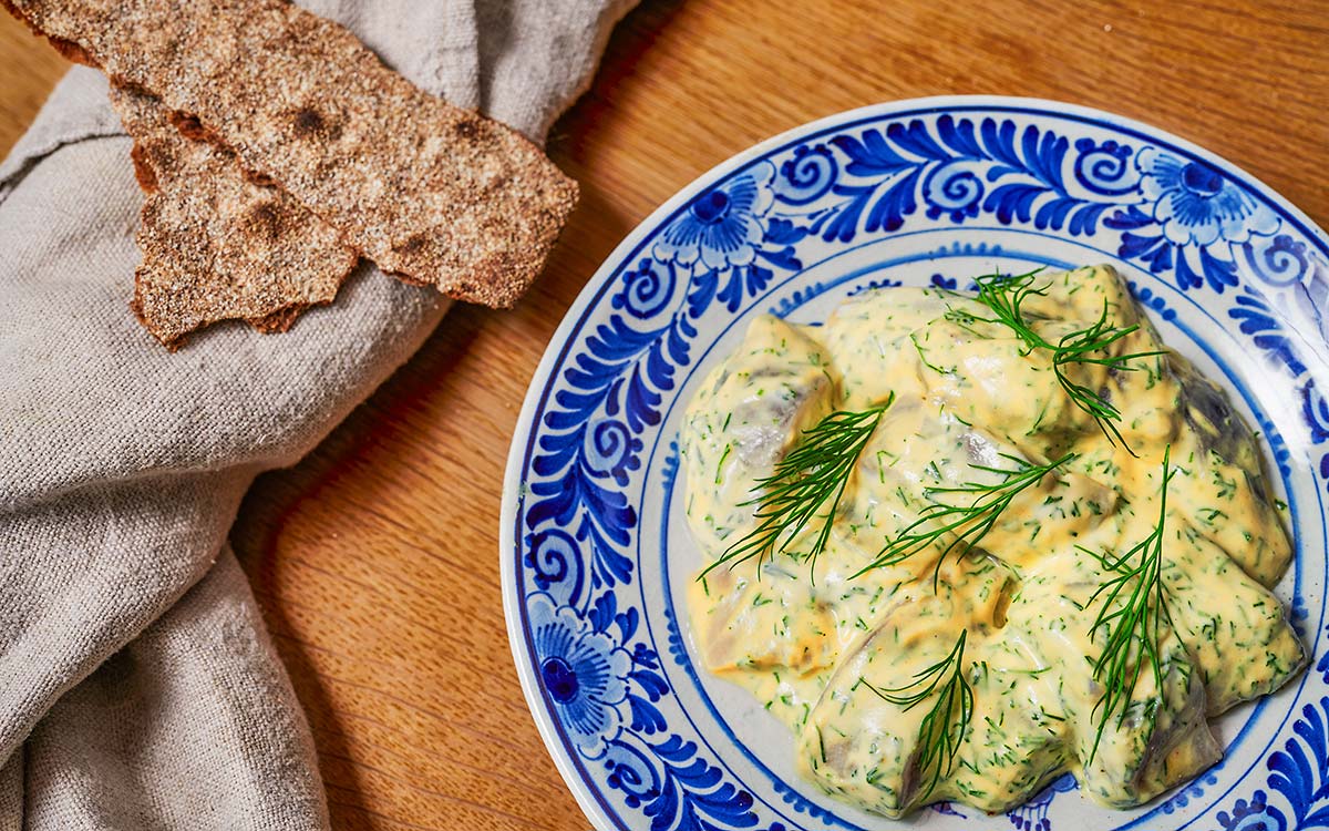 Dijonsenapssill med dill recept