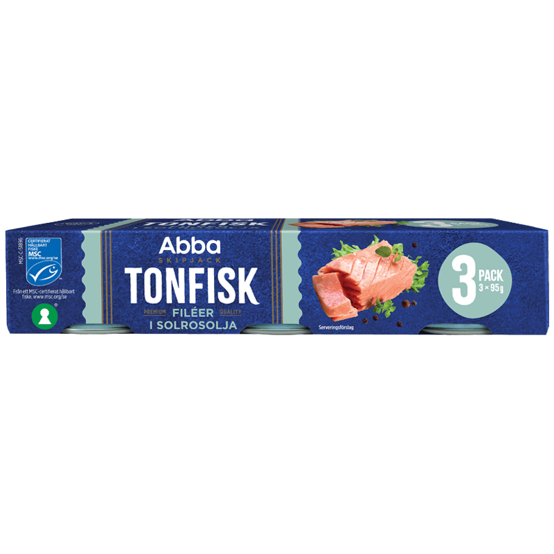Tonfisk i Solrosolja 3-pack