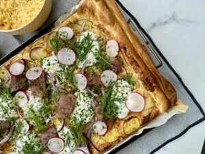 Midsommarpizza med Abba Mästarmatjes