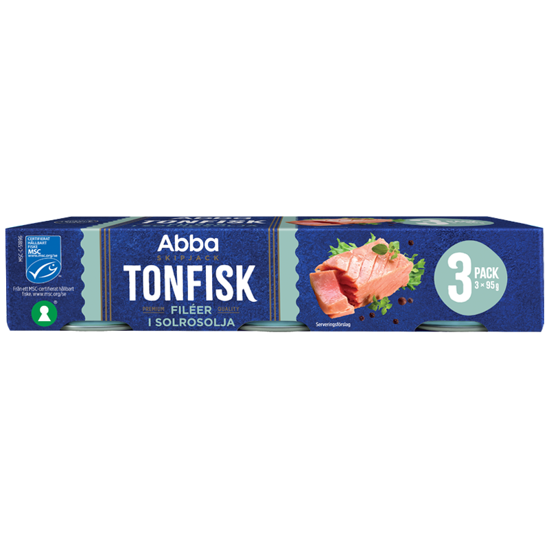 Tonfisk i Solrosolja 3-pack