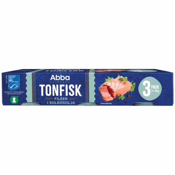 Tonfisk i Solrosolja 3-pack