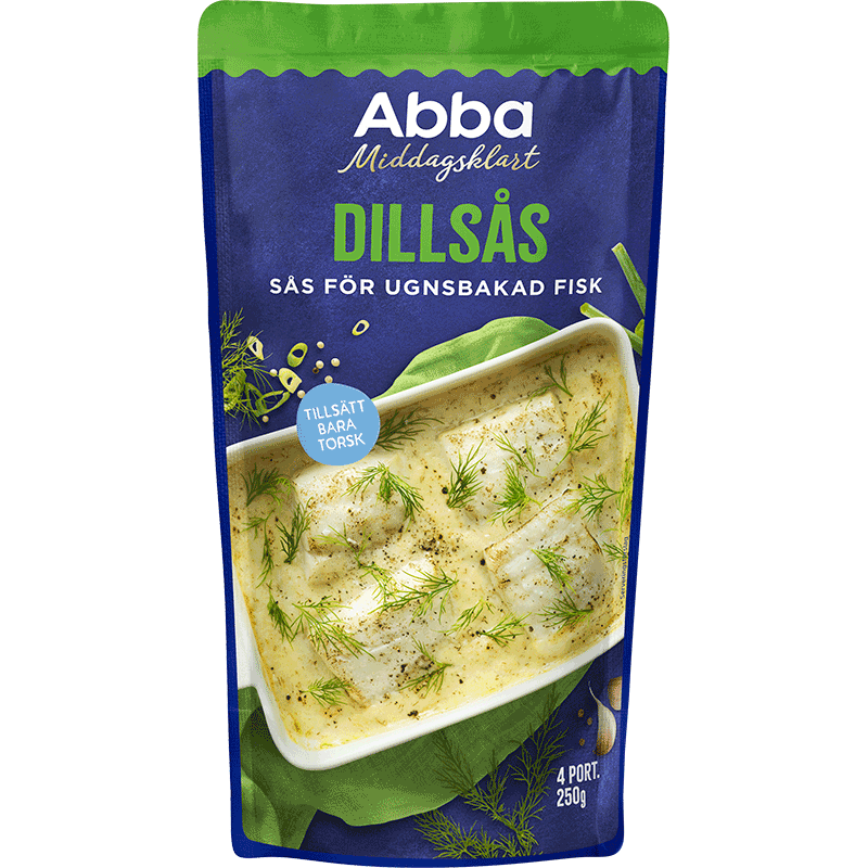 Dillsås för ugnsbakad fisk