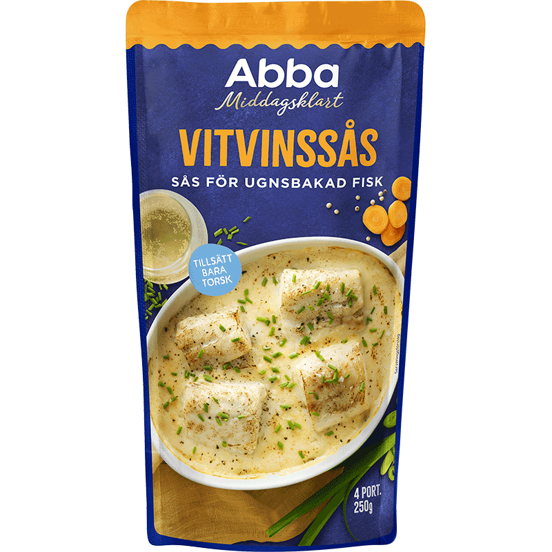 Vitvinssås för ugnsbakad fisk