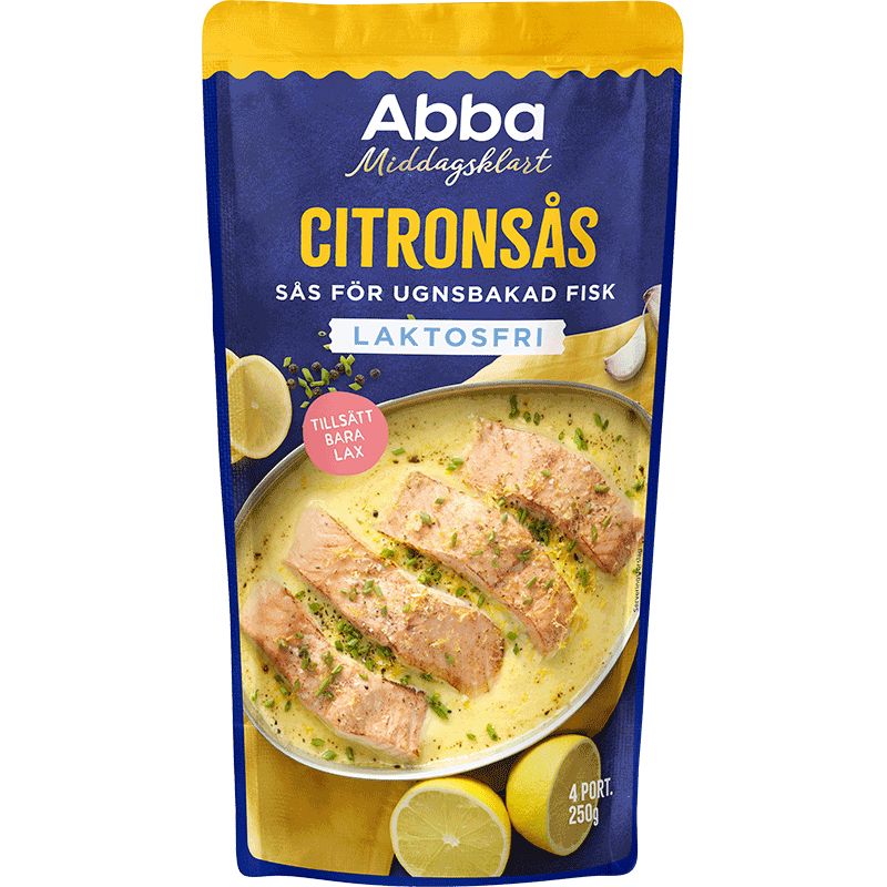 Laktosfri Citronsås för ugnsbakad fisk