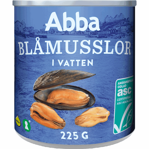 Musslor i vatten