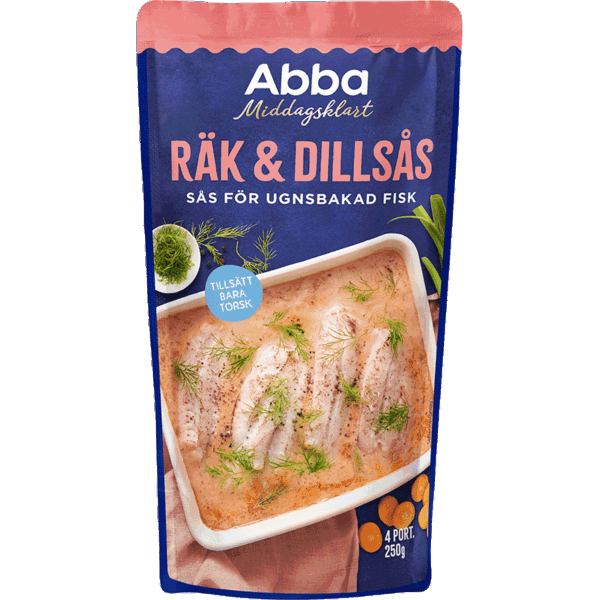 Räk & Dillsås för ungsbakad fisk